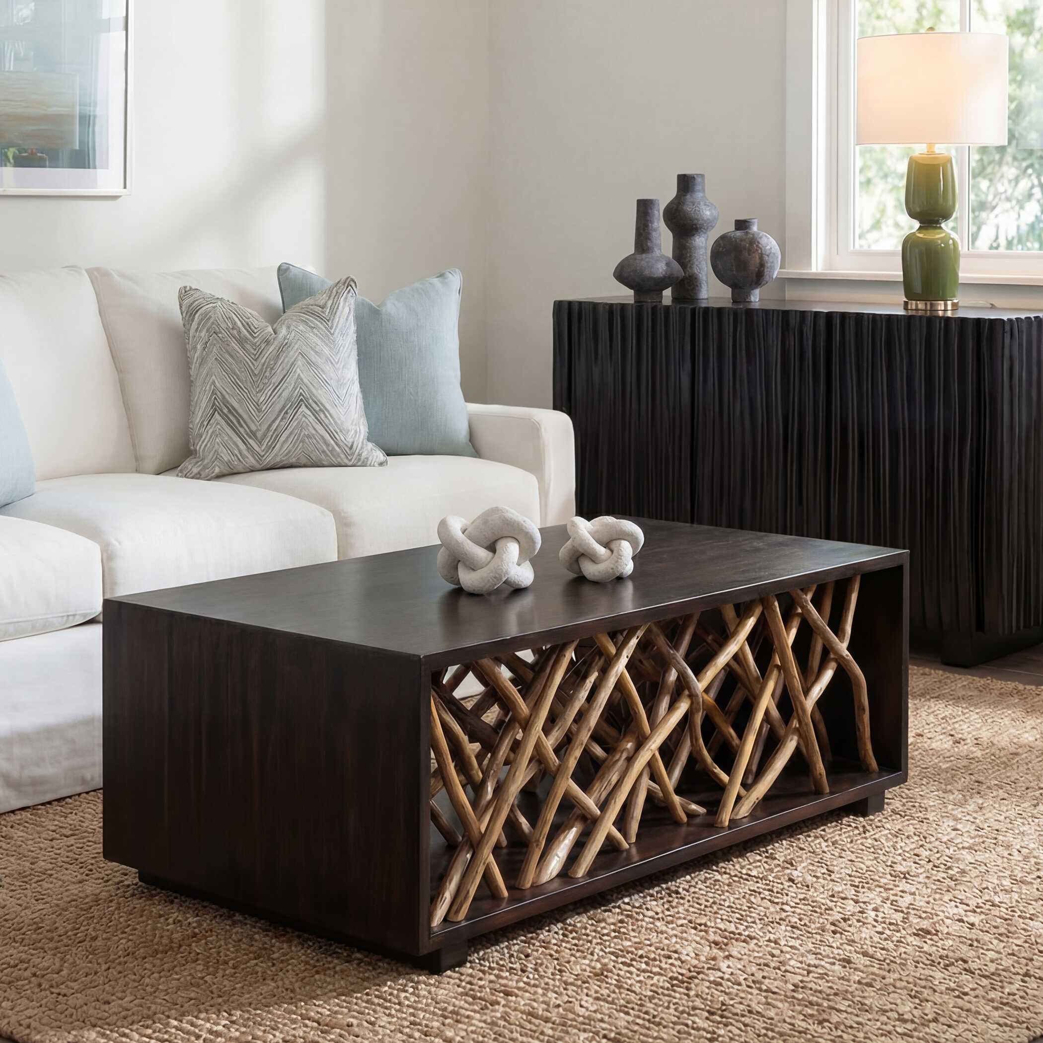 Uttermost Furniture Uttermost Teak Maze Coffee Table