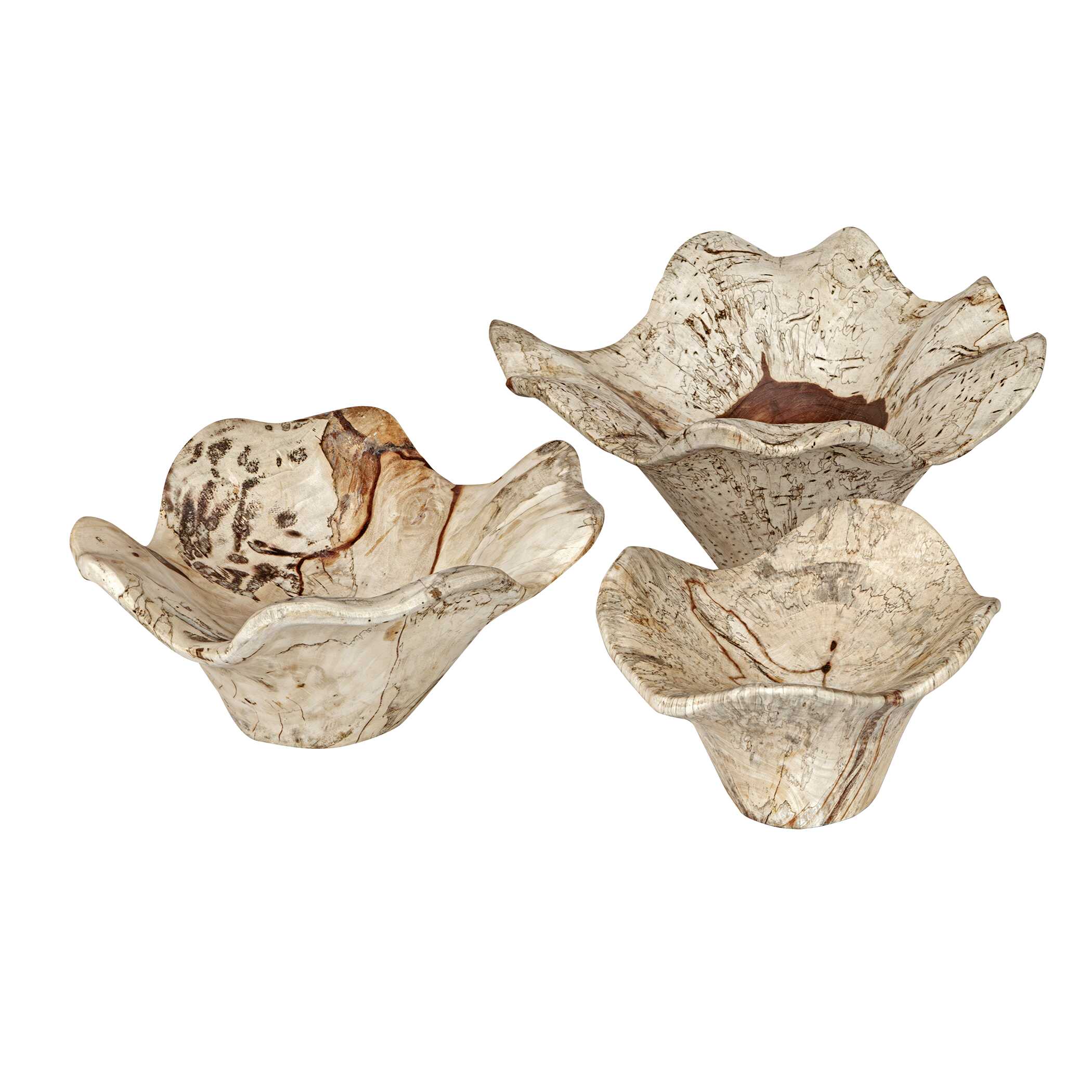 Uttermost Uttermost Teo Bleached Wood Wall Decor Set/3