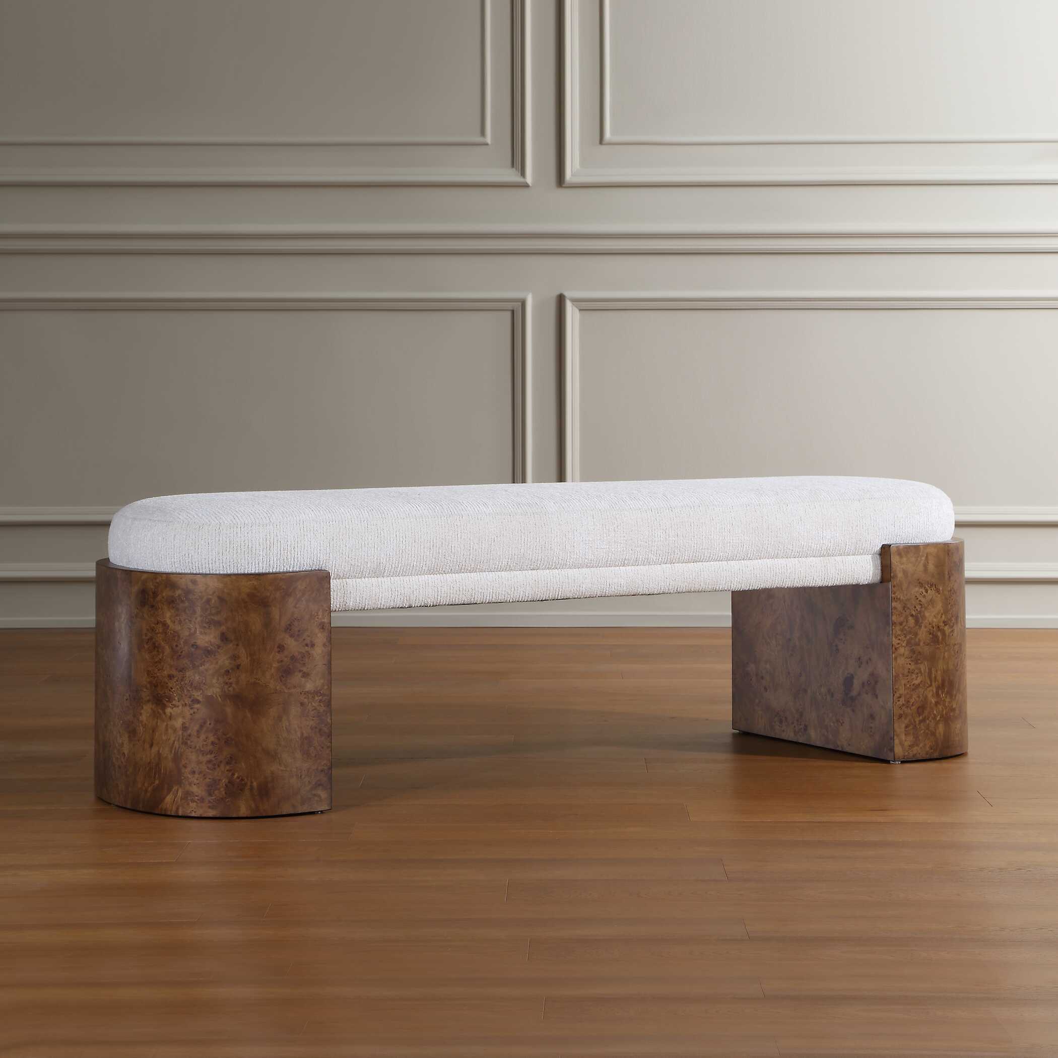 Uttermost Furniture Uttermost Thorian Off-White Bench