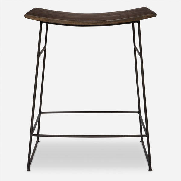 Uttermost Furniture Uttermost Thura Walnut Counter Stool