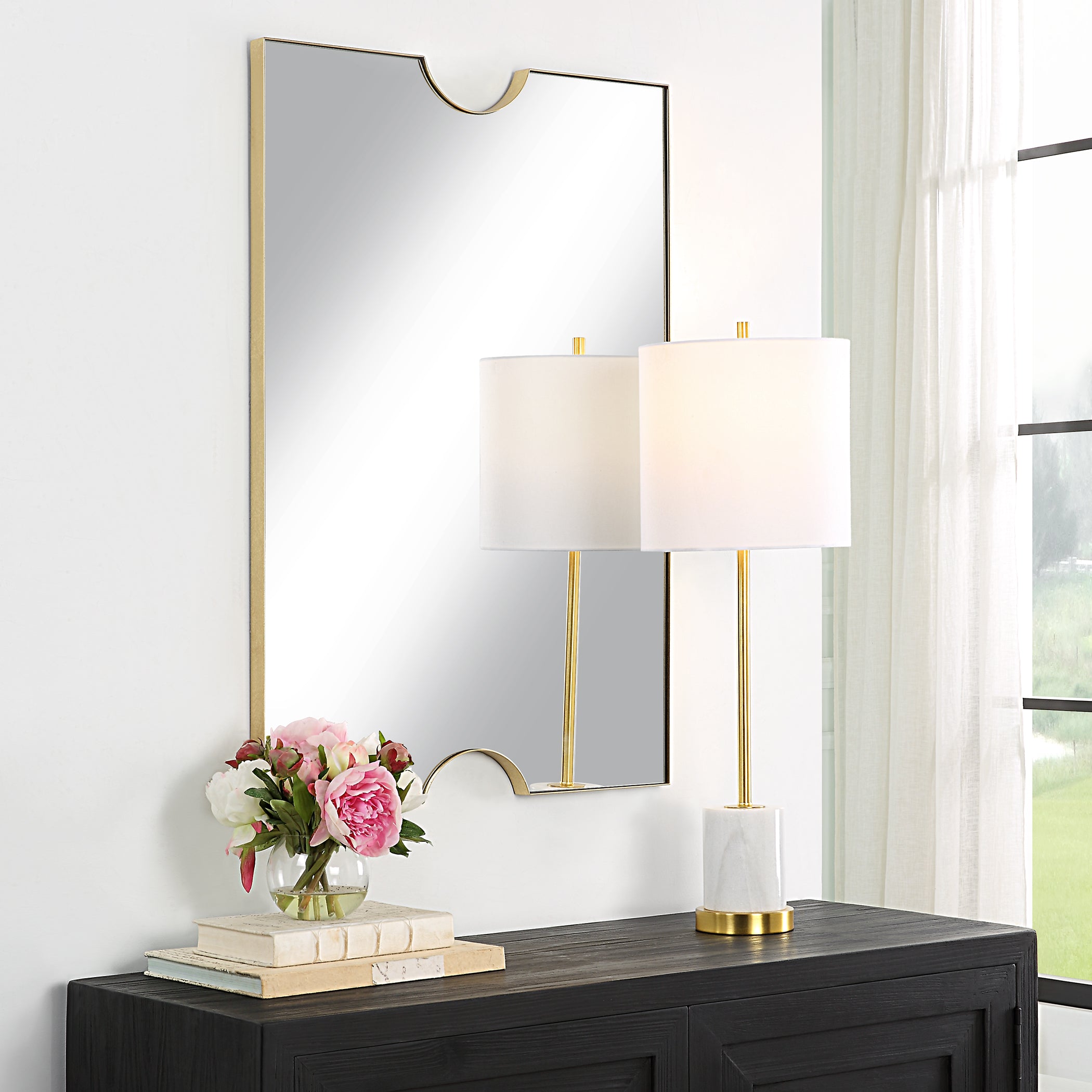 Uttermost Home Uttermost Ticket Gold Vanity Mirror