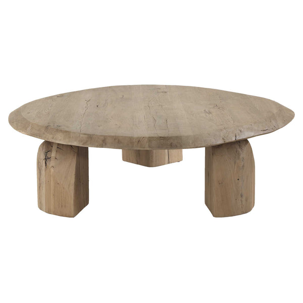 Uttermost Furniture Uttermost Tiernan Reclaimed Oak Round Coffee Table