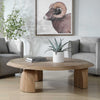 Uttermost Furniture Uttermost Tiernan Reclaimed Oak Round Coffee Table