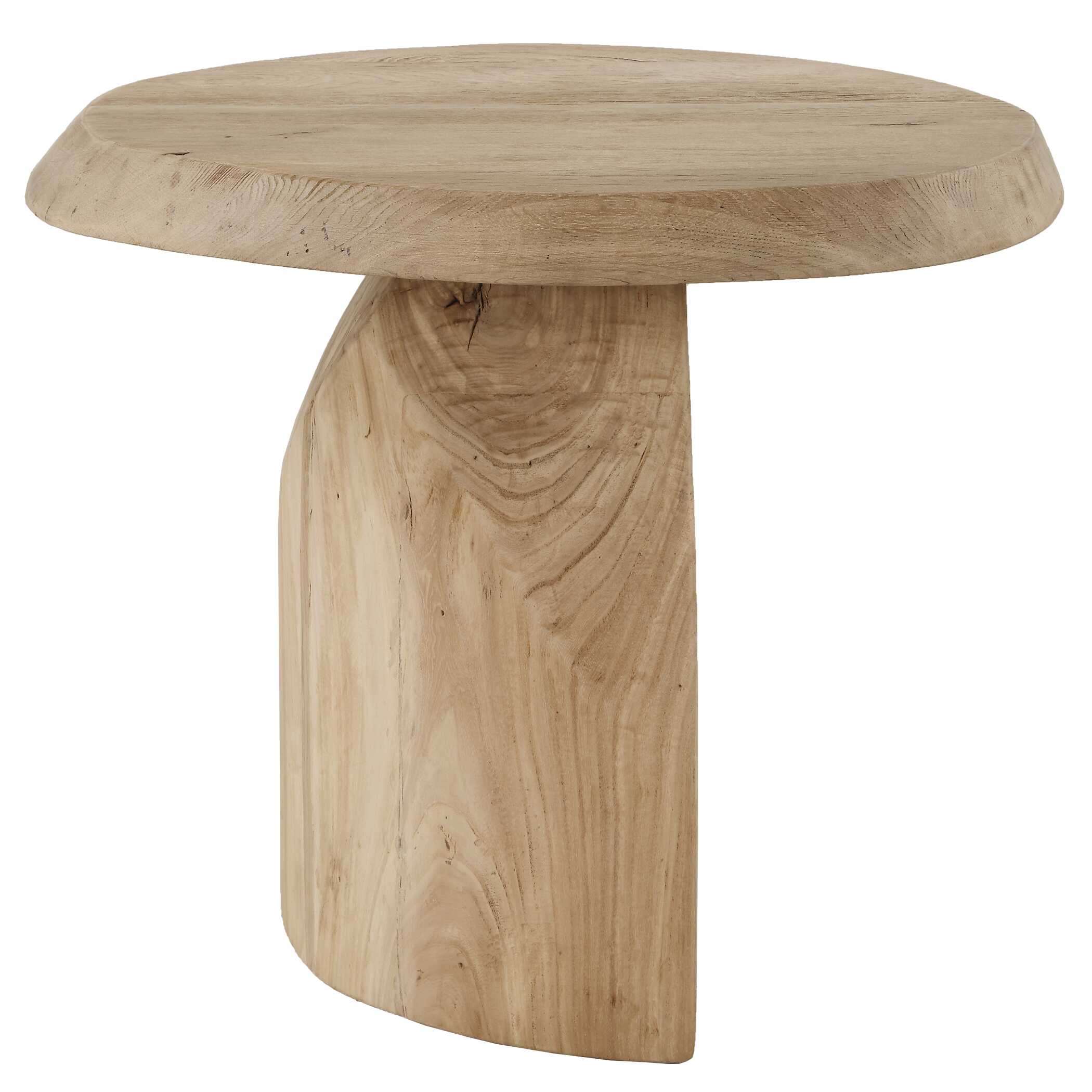Uttermost Furniture Uttermost Tiernan Reclaimed Oak Round Side Table