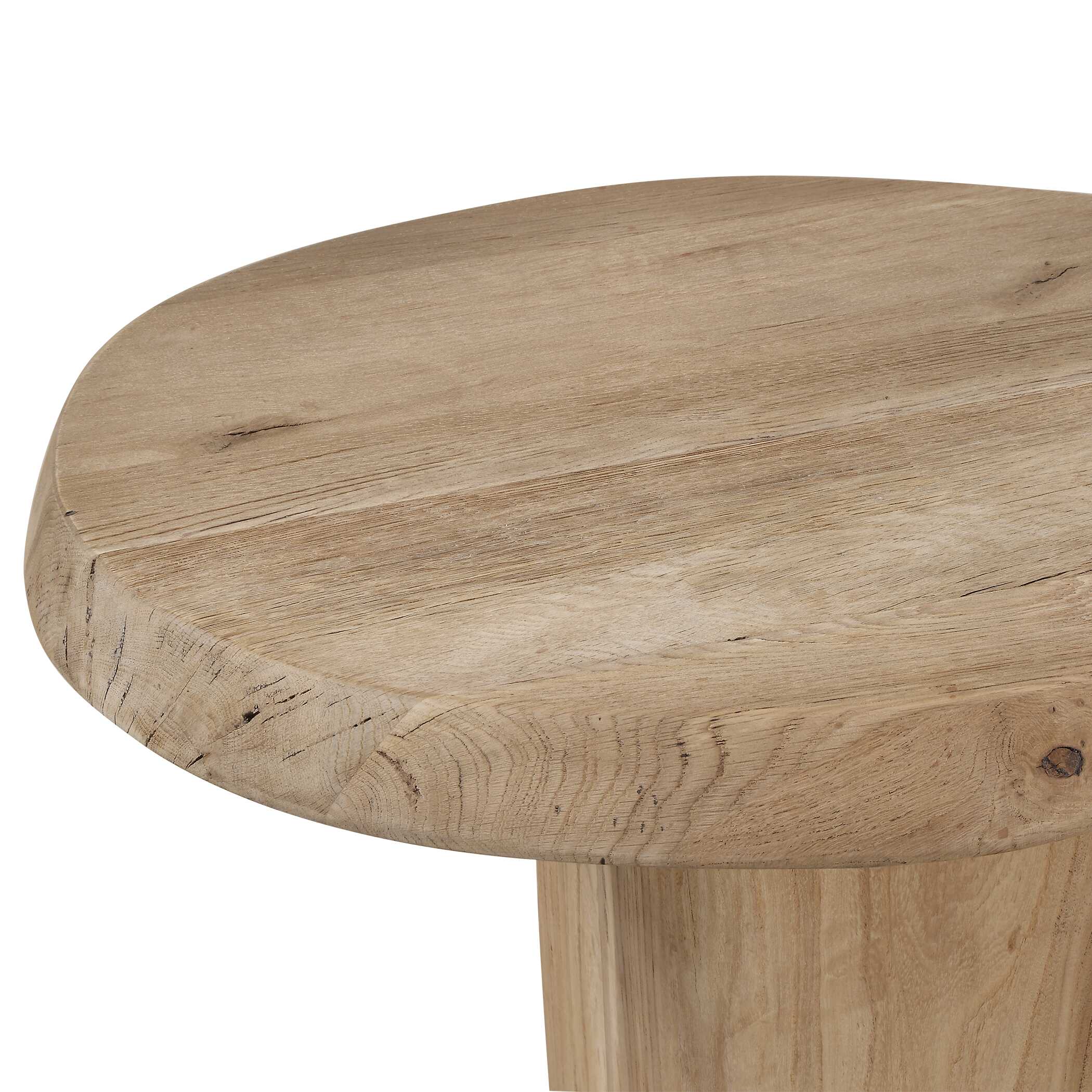 Uttermost Furniture Uttermost Tiernan Reclaimed Oak Round Side Table