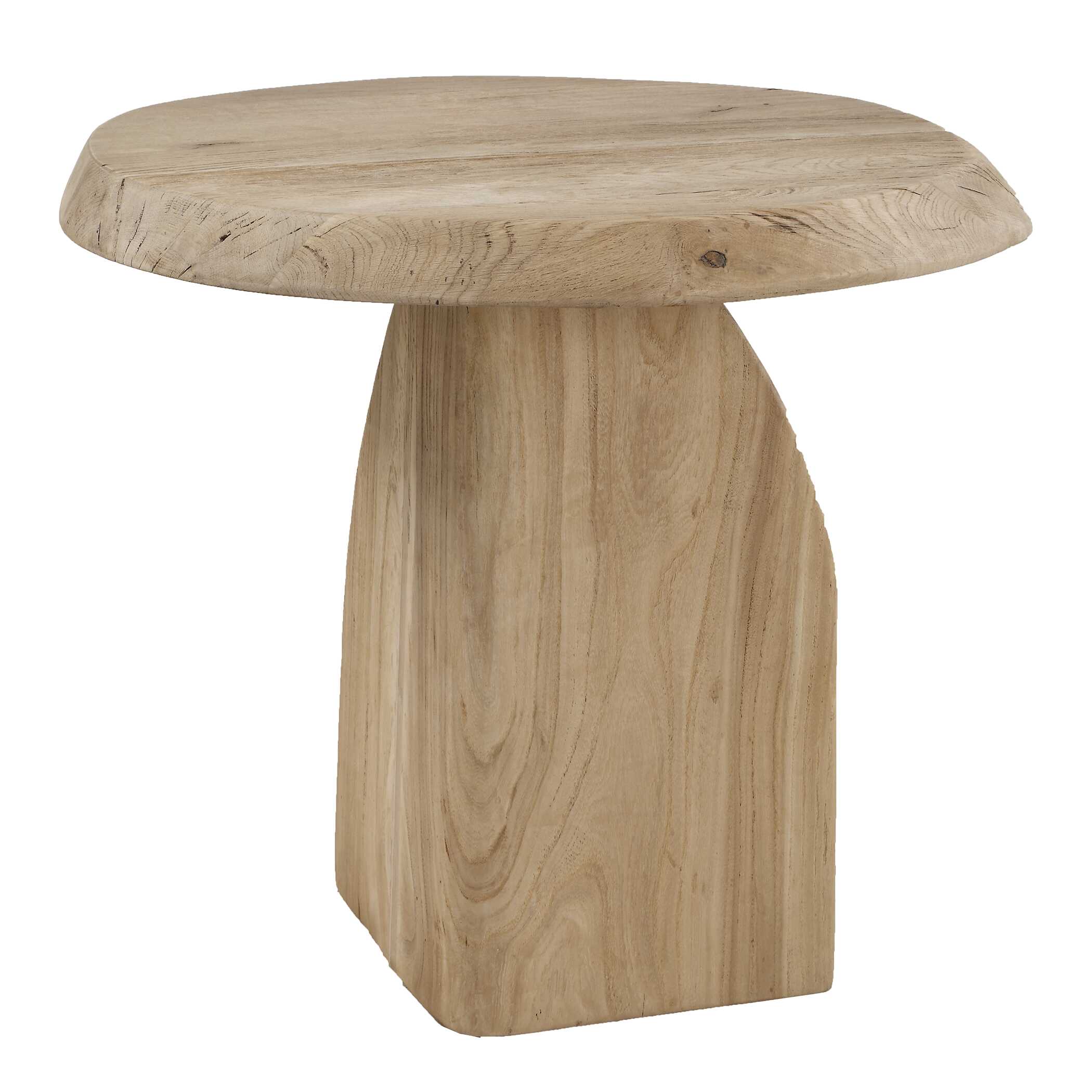 Uttermost Furniture Uttermost Tiernan Reclaimed Oak Round Side Table