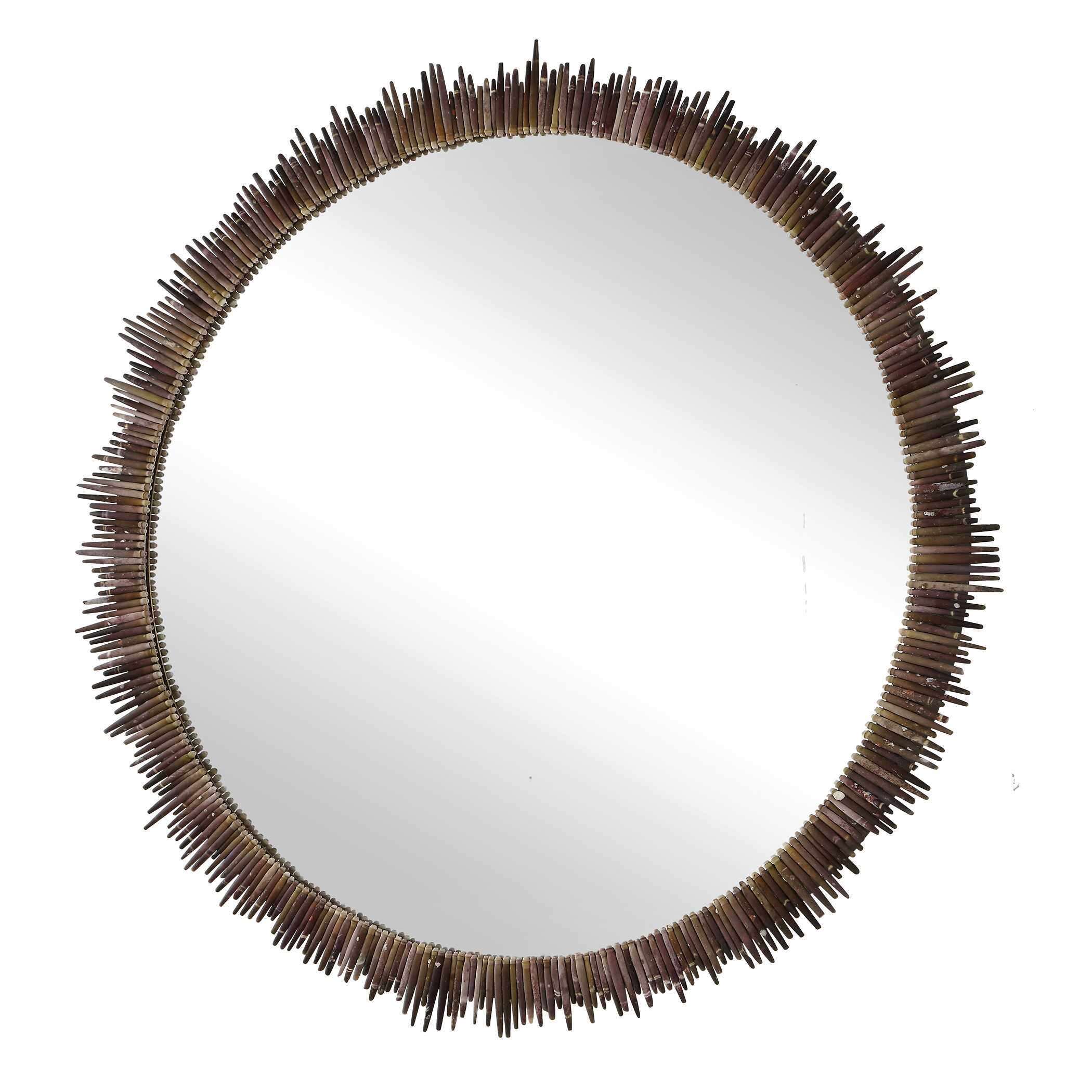 Uttermost Home Decor Uttermost Tiger Sea Urchin Round Mirror