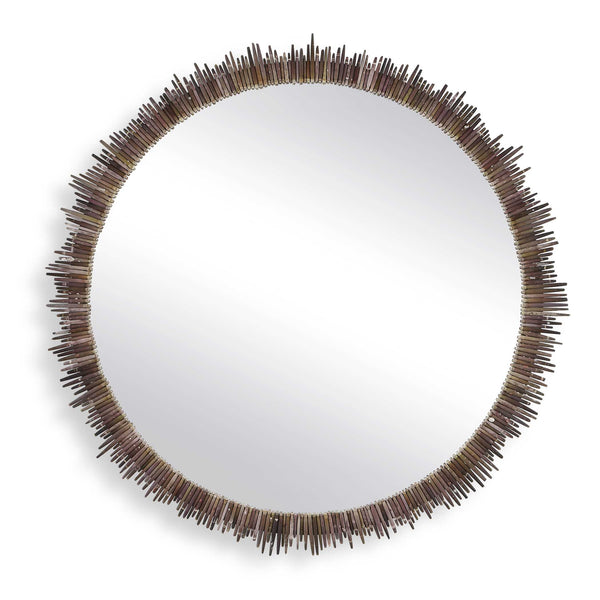 Uttermost Home Decor Uttermost Tiger Sea Urchin Round Mirror