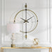 Uttermost Home Oversize - Rate to Be Quoted Uttermost Time Flies Modern Wall Clock