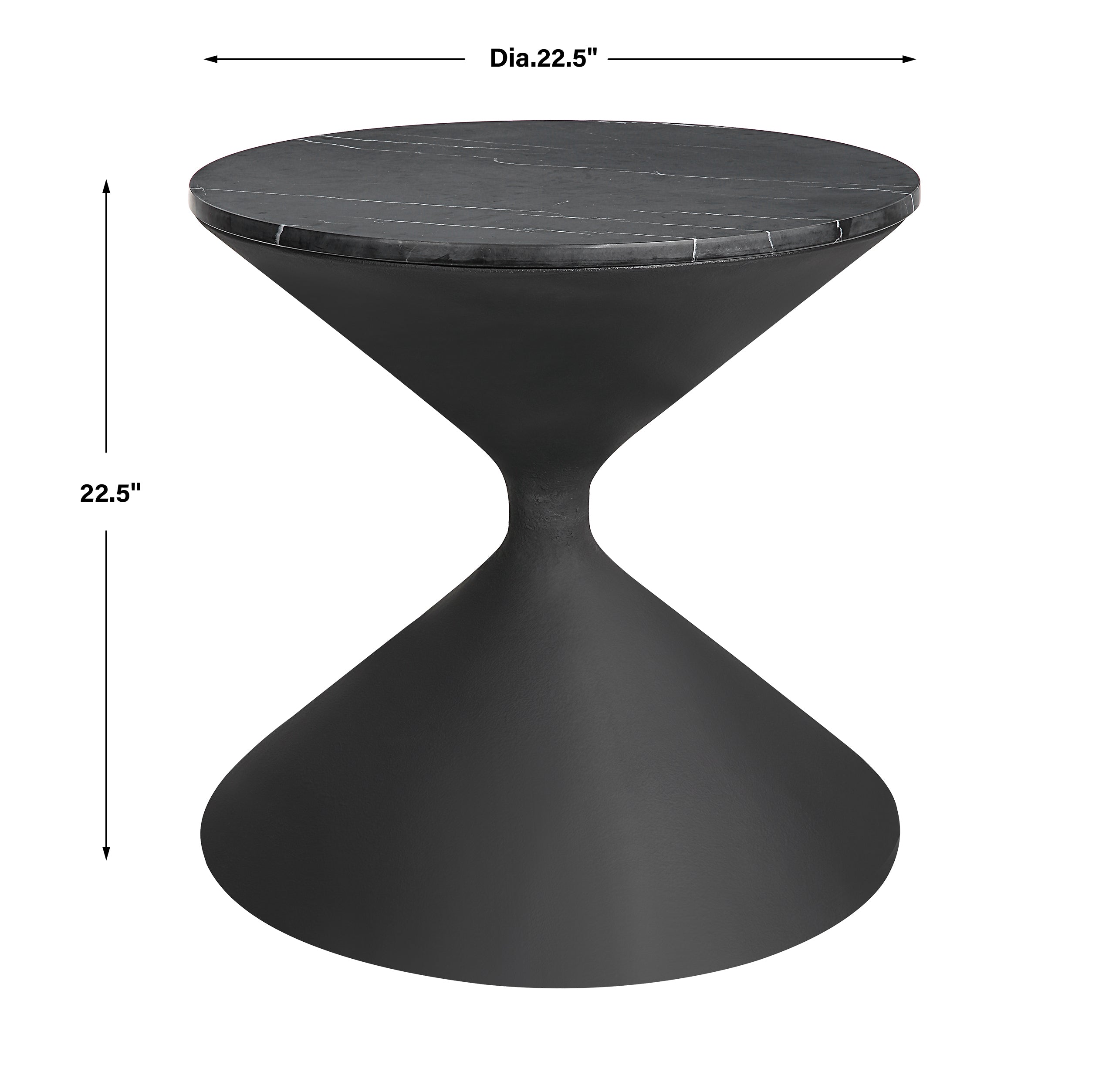 Uttermost Home Decor Motor Freight Rate to be Quoted Uttermost Time's Up Hourglass Shaped Side Table