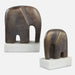Uttermost Home Decor Uttermost Timeless Tusk Bronze Sculptures Set/2