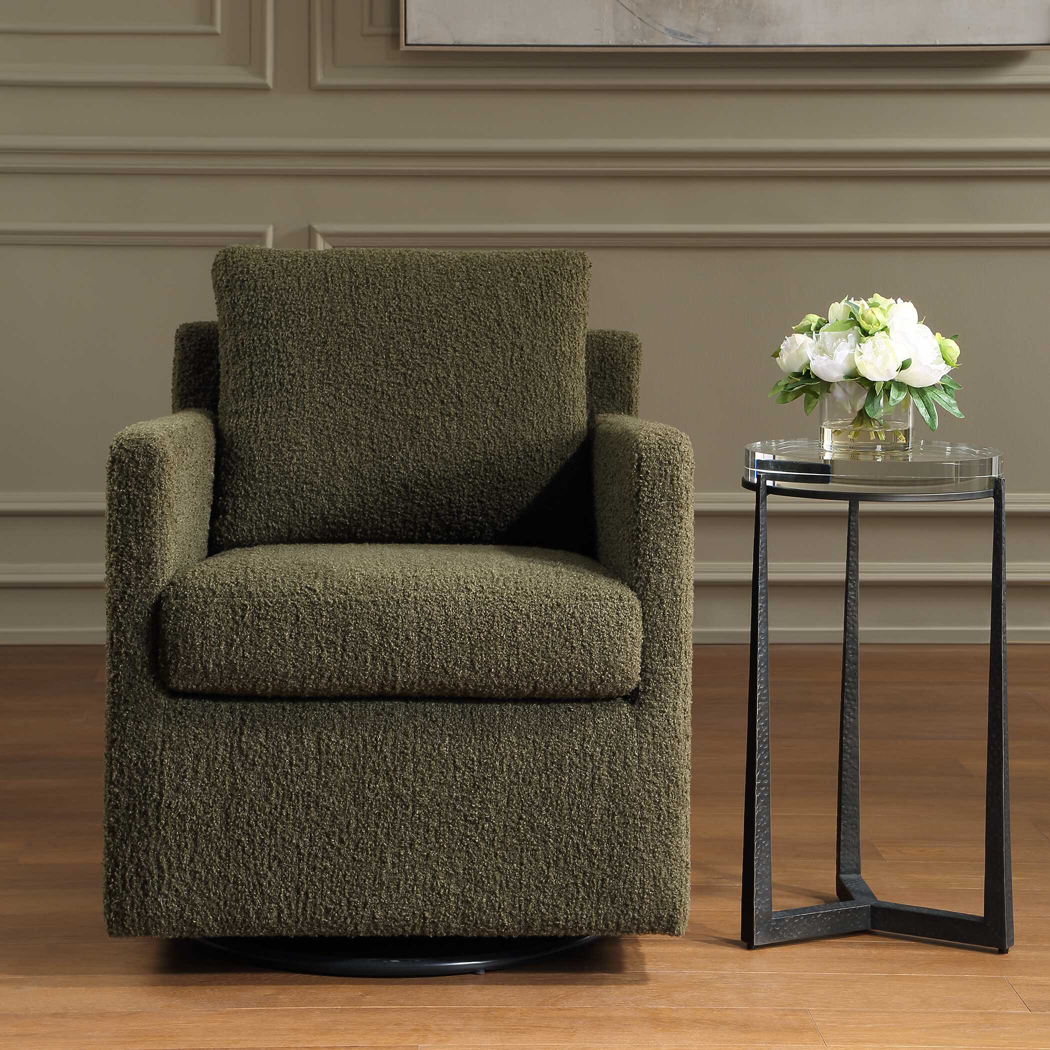 Uttermost Furniture Uttermost Tisdell Kale Swivel/Glider