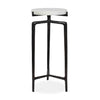 Uttermost Furniture Uttermost Tobias White Marble Slab Drink Table
