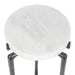 Uttermost Furniture Uttermost Tobias White Marble Slab Drink Table