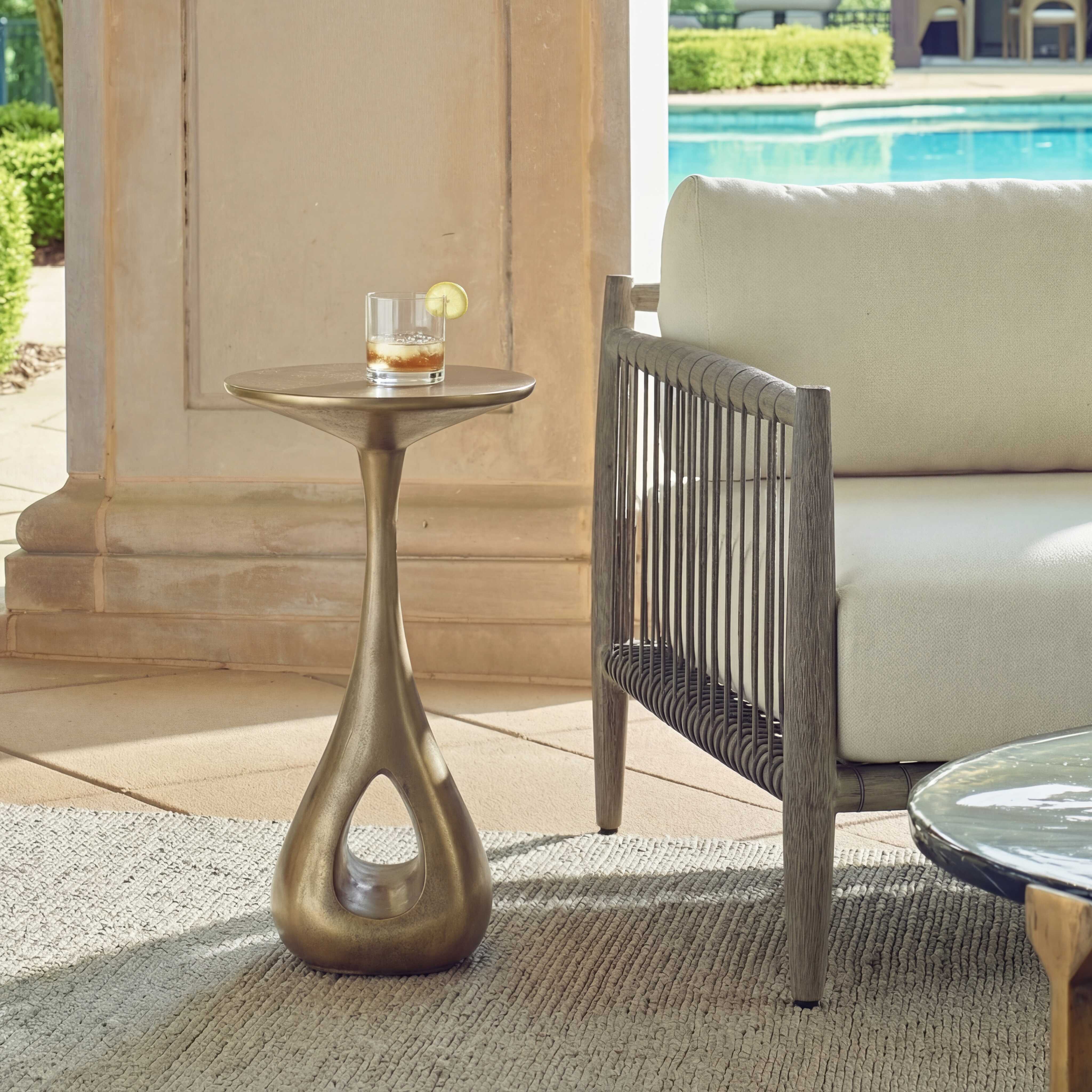 Uttermost Furniture Uttermost Tolstoy Indoor-Outdoor Accent Table