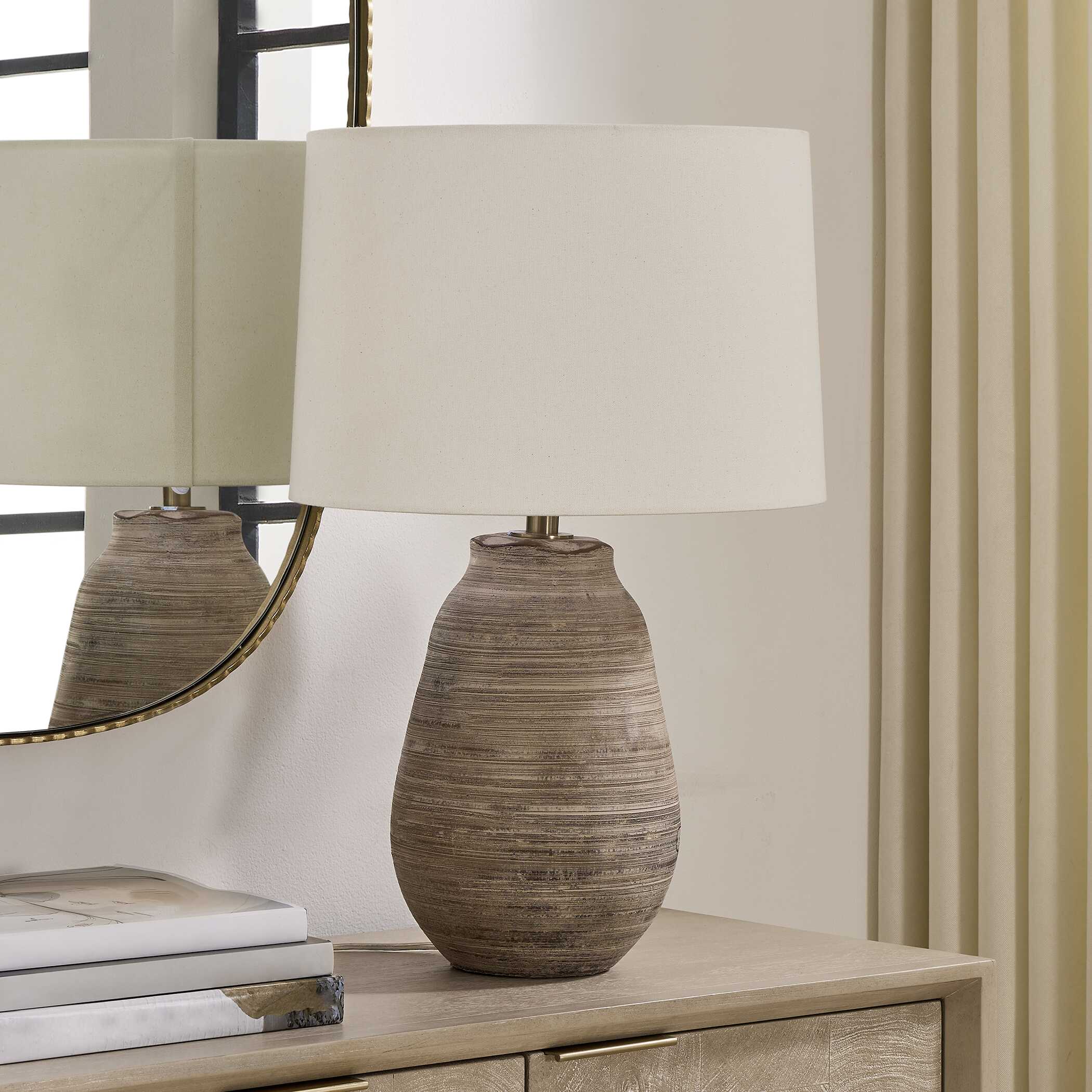 Uttermost Uttermost Tonachio Etched Urn Table Lamp