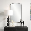 Uttermost Home Decor Uttermost Tordera Black Arch Mirror