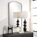 Uttermost Home Decor Uttermost Tordera Black Arch Mirror