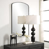 Uttermost Home Decor Uttermost Tordera Black Arch Mirror