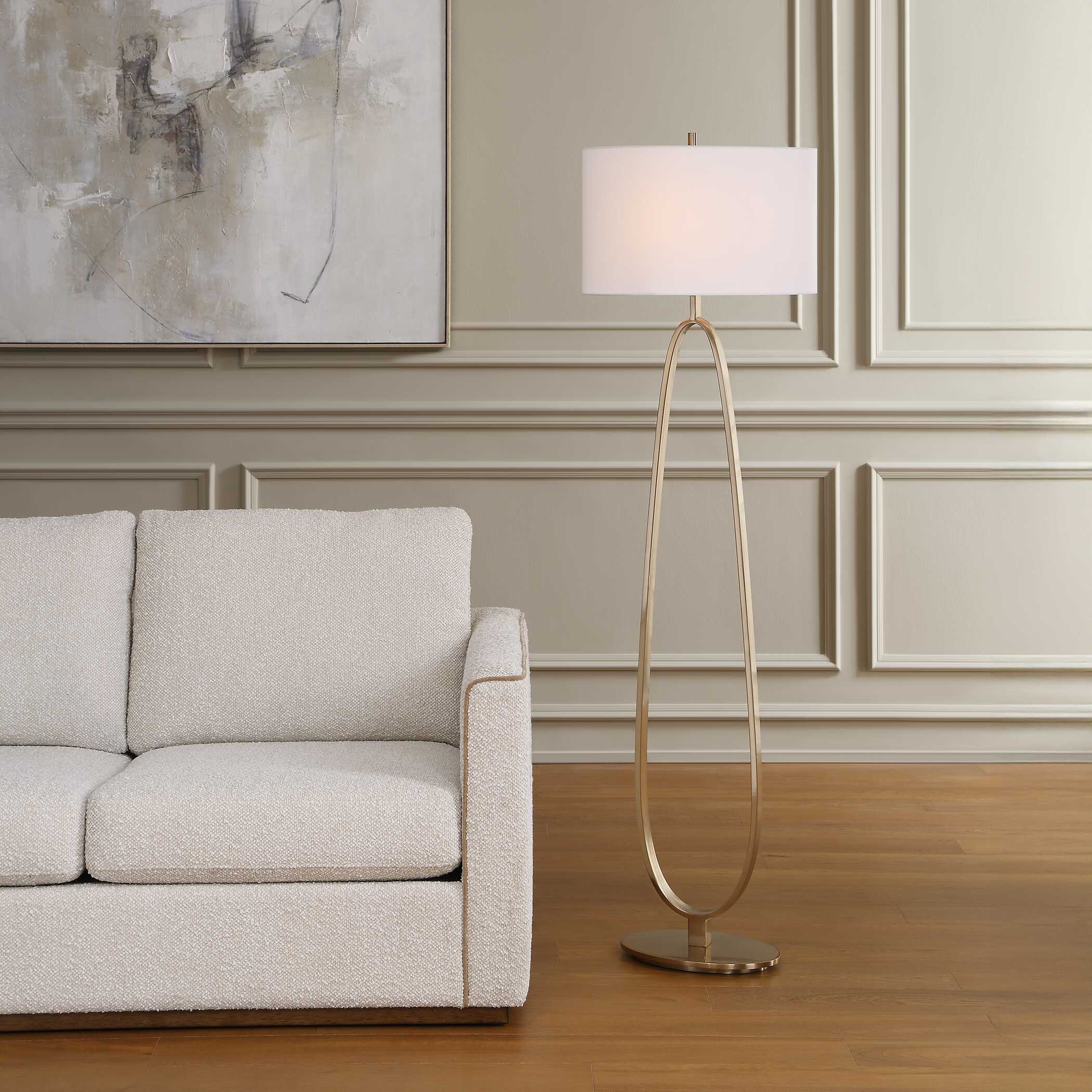 Uttermost Lighting Uttermost Tordin Geometric Floor Lamp