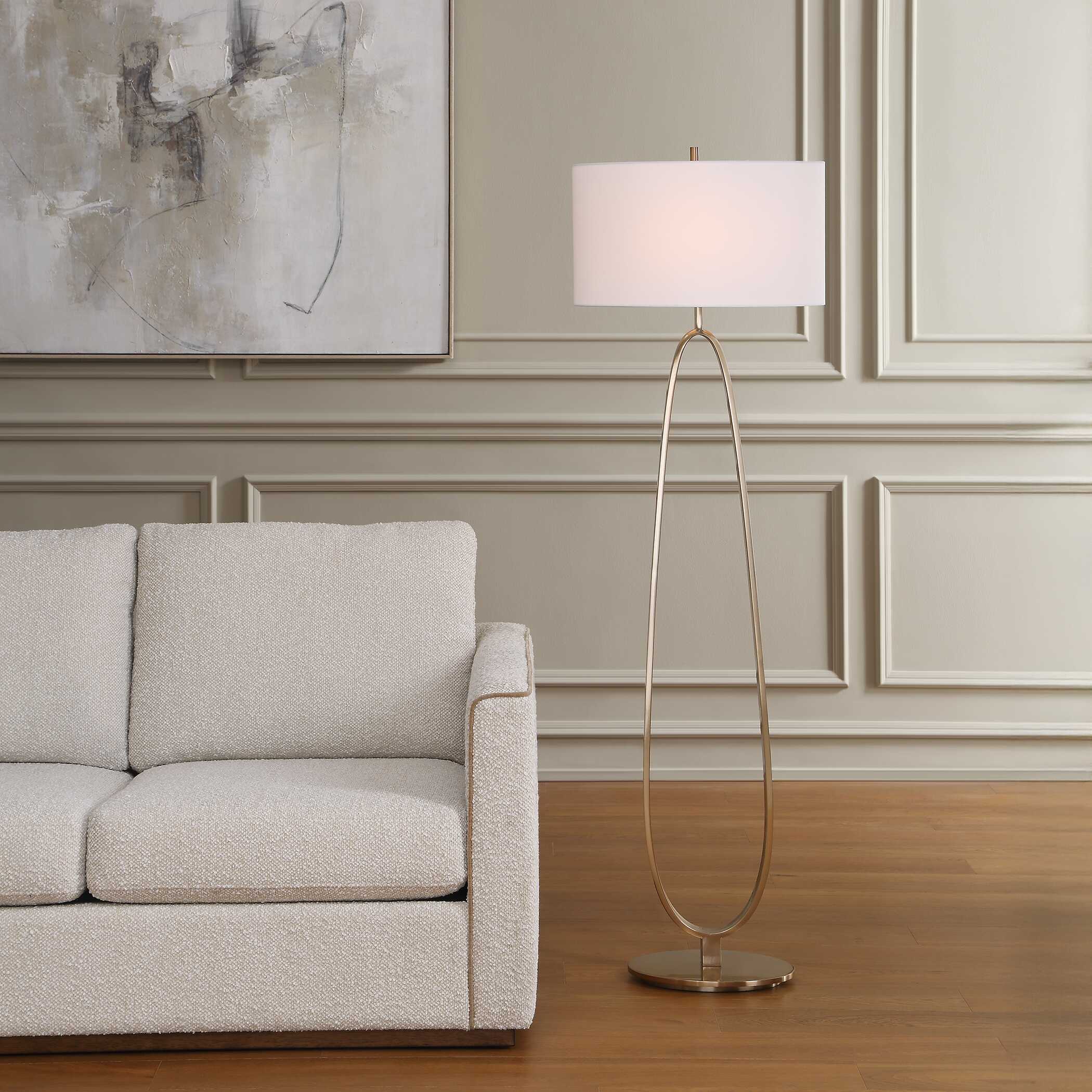 Uttermost Lighting Uttermost Tordin Geometric Floor Lamp