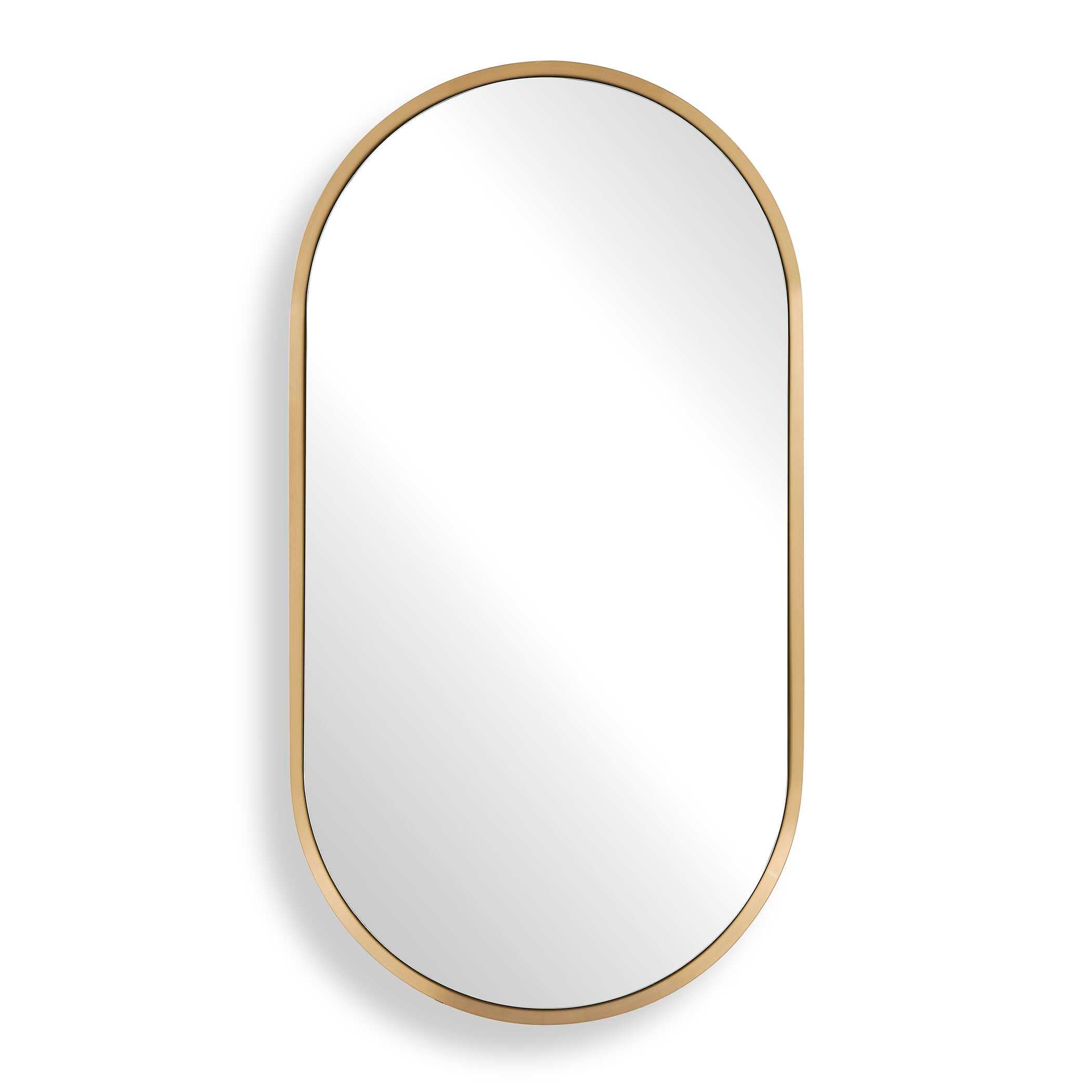 Uttermost Home Decor Uttermost Torrado Oval Brass Mirror