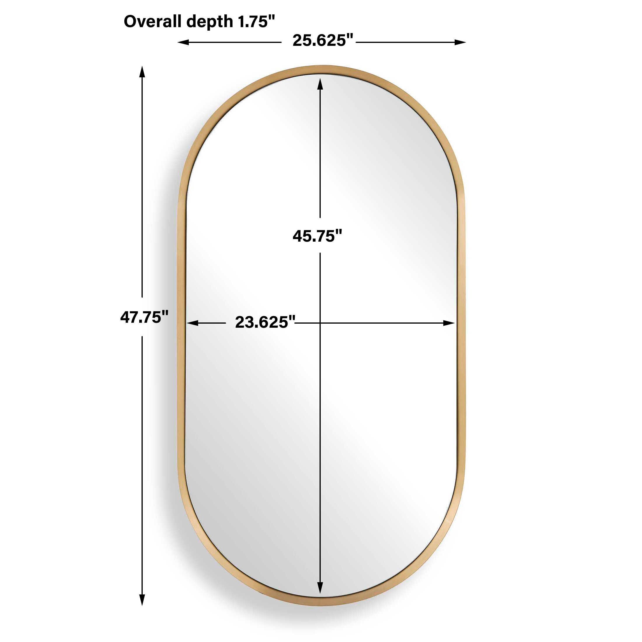 Uttermost Home Decor Uttermost Torrado Oval Brass Mirror