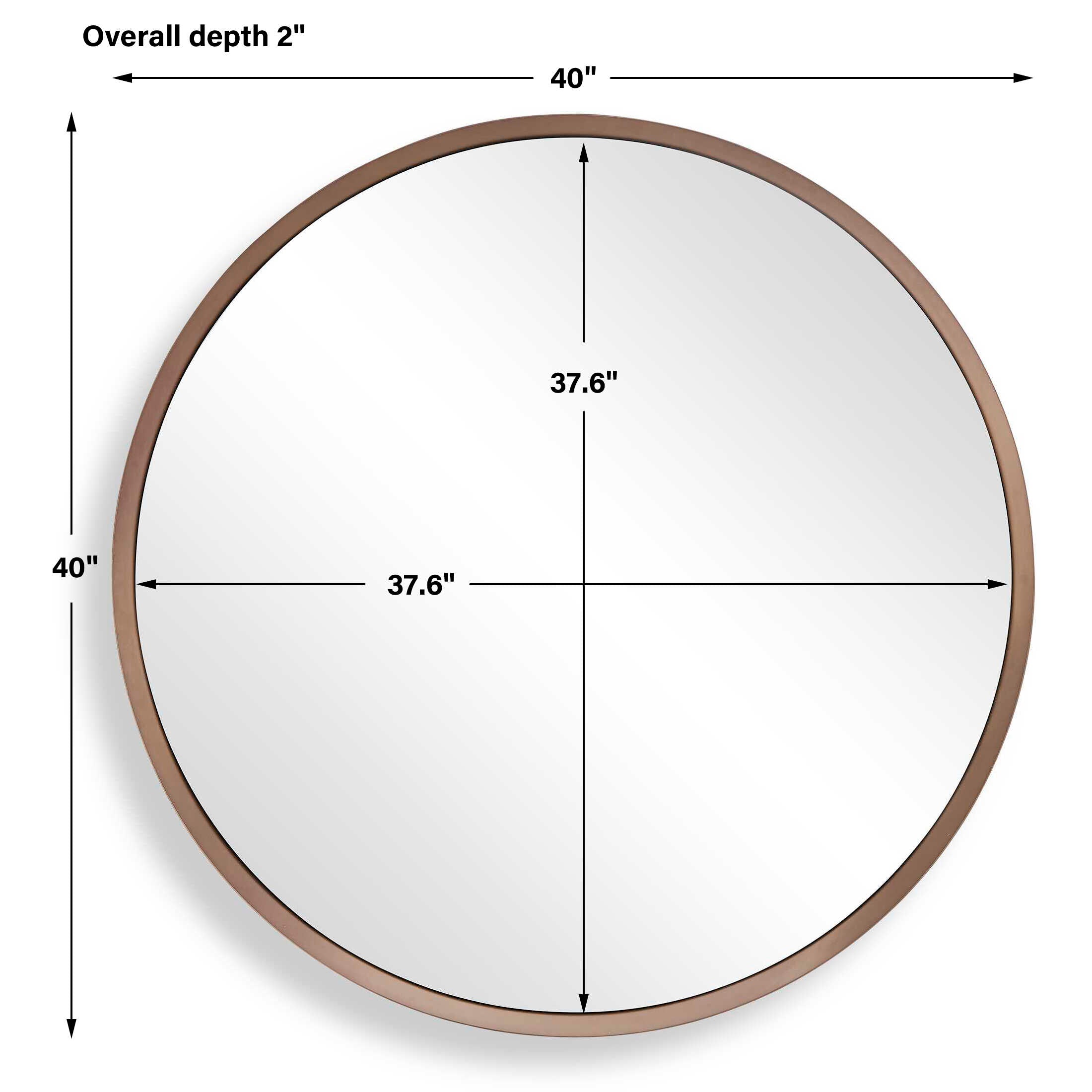 Uttermost Home Decor Uttermost Torrado Round Bronze Mirror