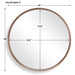 Uttermost Home Decor Uttermost Torrado Round Bronze Mirror