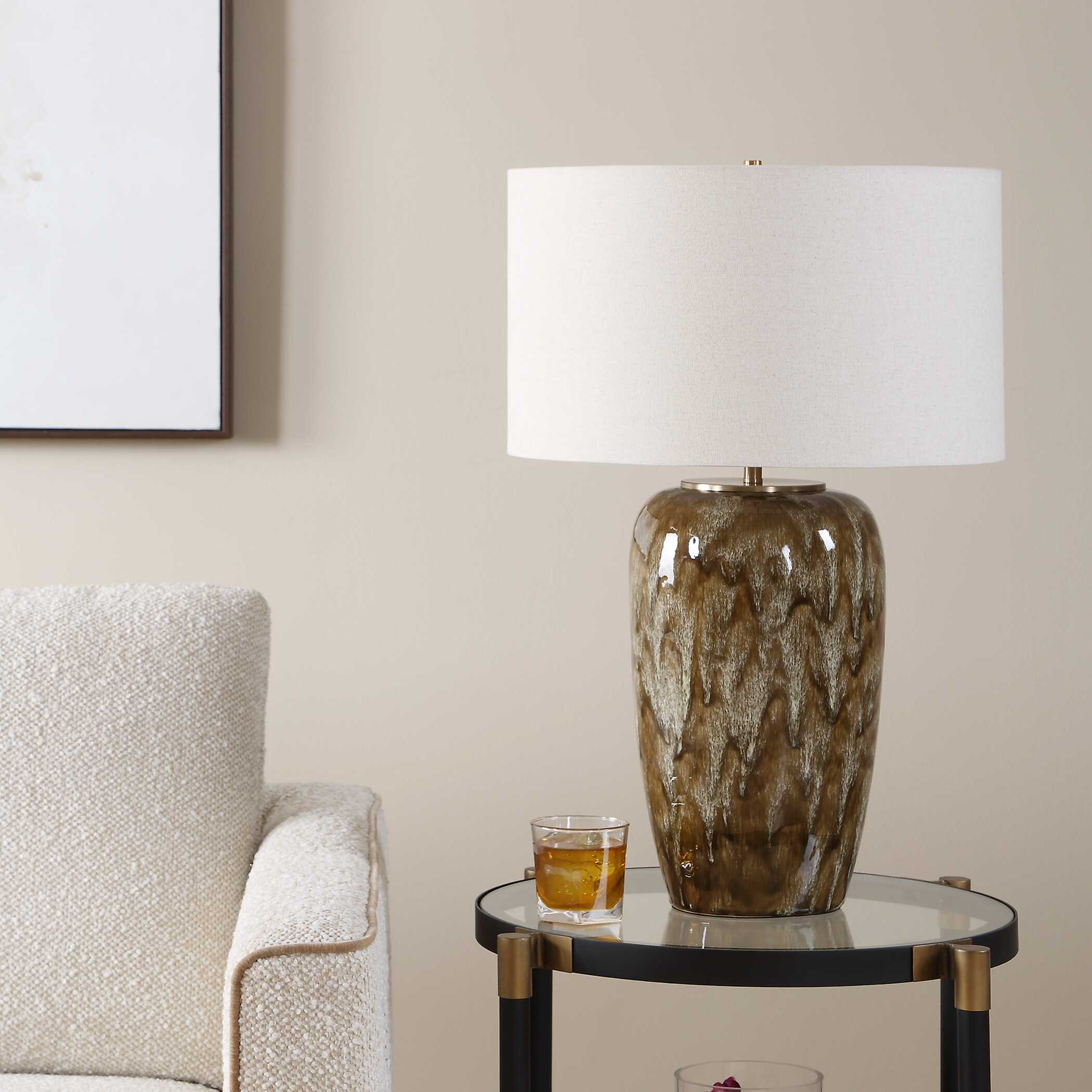 Uttermost Lighting Uttermost Torrence Glazed Table Lamp