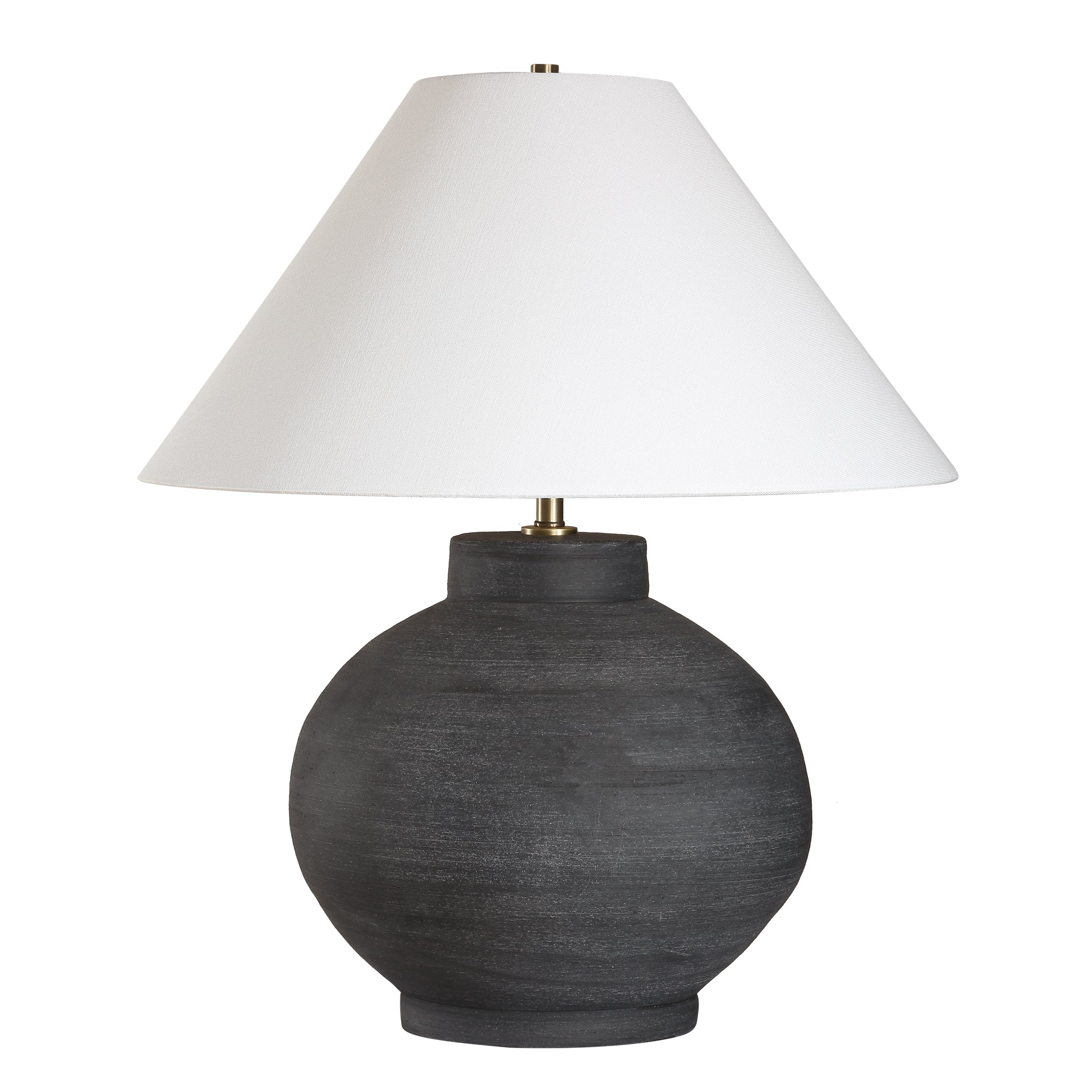 Uttermost Lighting Uttermost Tramore Rustic Charcoal Table Lamp
