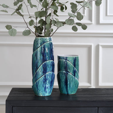 Uttermost Home Decor Uttermost Tranquil Duo, Vases, S/2