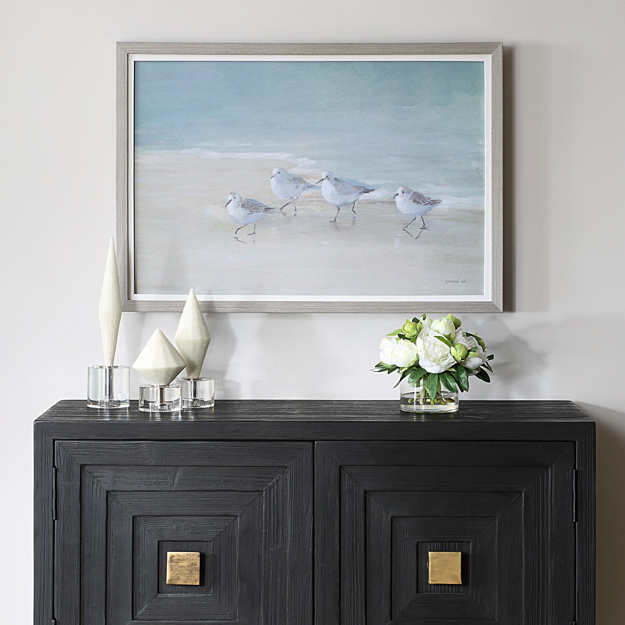Uttermost Home Decor Uttermost Tranquil Shorebirds On The Sand Framed Print