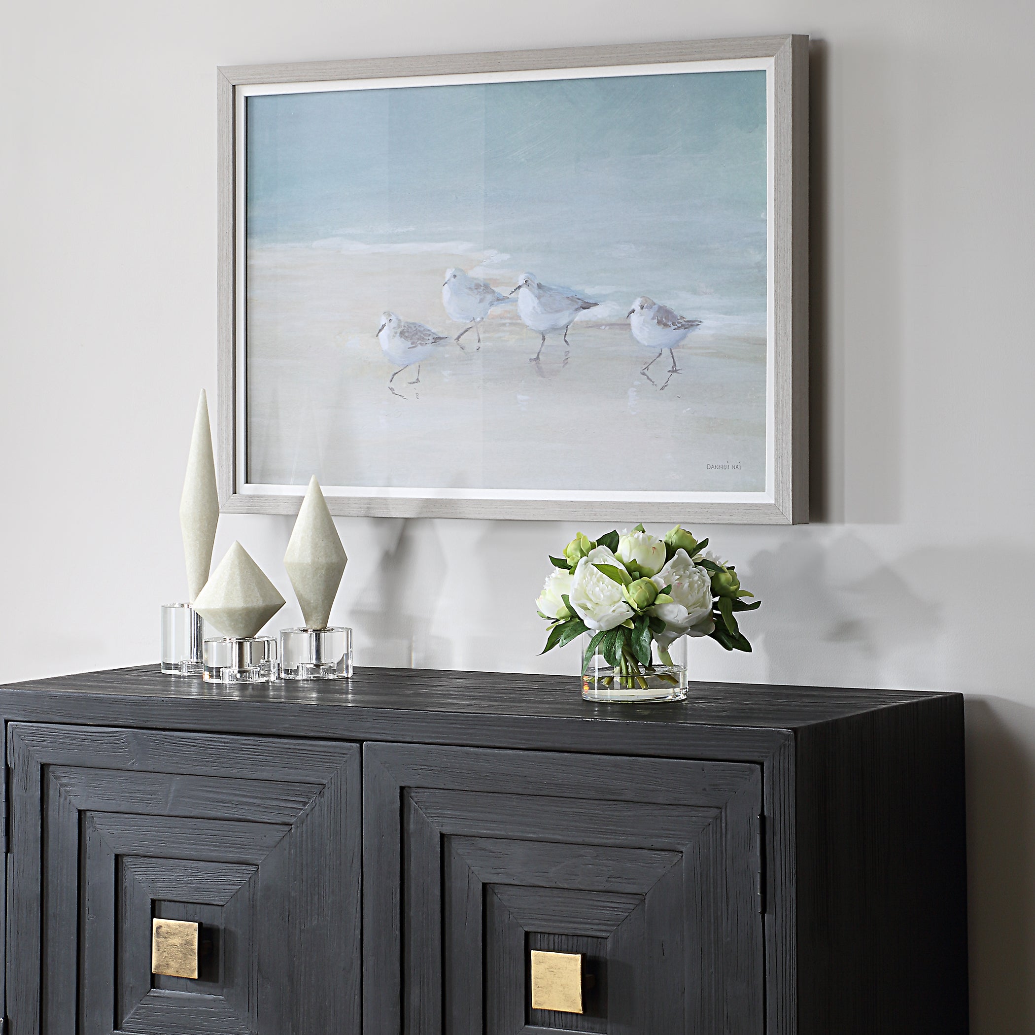 Uttermost Home Decor Uttermost Tranquil Shorebirds On The Sand Framed Print
