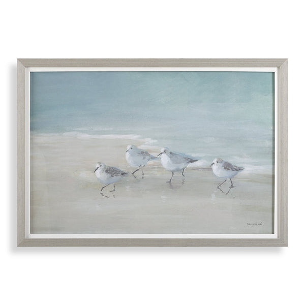 Uttermost Home Decor Uttermost Tranquil Shorebirds On The Sand Framed Print