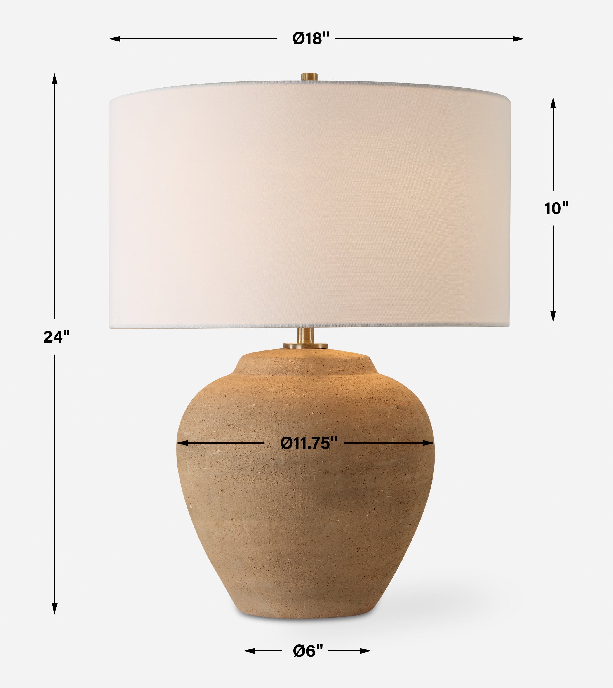 Uttermost Lighting Uttermost Treviso Terracotta Table Lamp