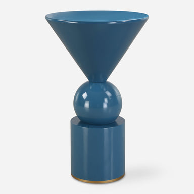 Uttermost Furniture Uttermost Trig Blue Accent Table