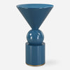 Uttermost Furniture Uttermost Trig Blue Accent Table
