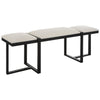 Uttermost Home Decor Motor Freight Rate to be Quoted Uttermost Triple Cloud Modern Upholstered Bench