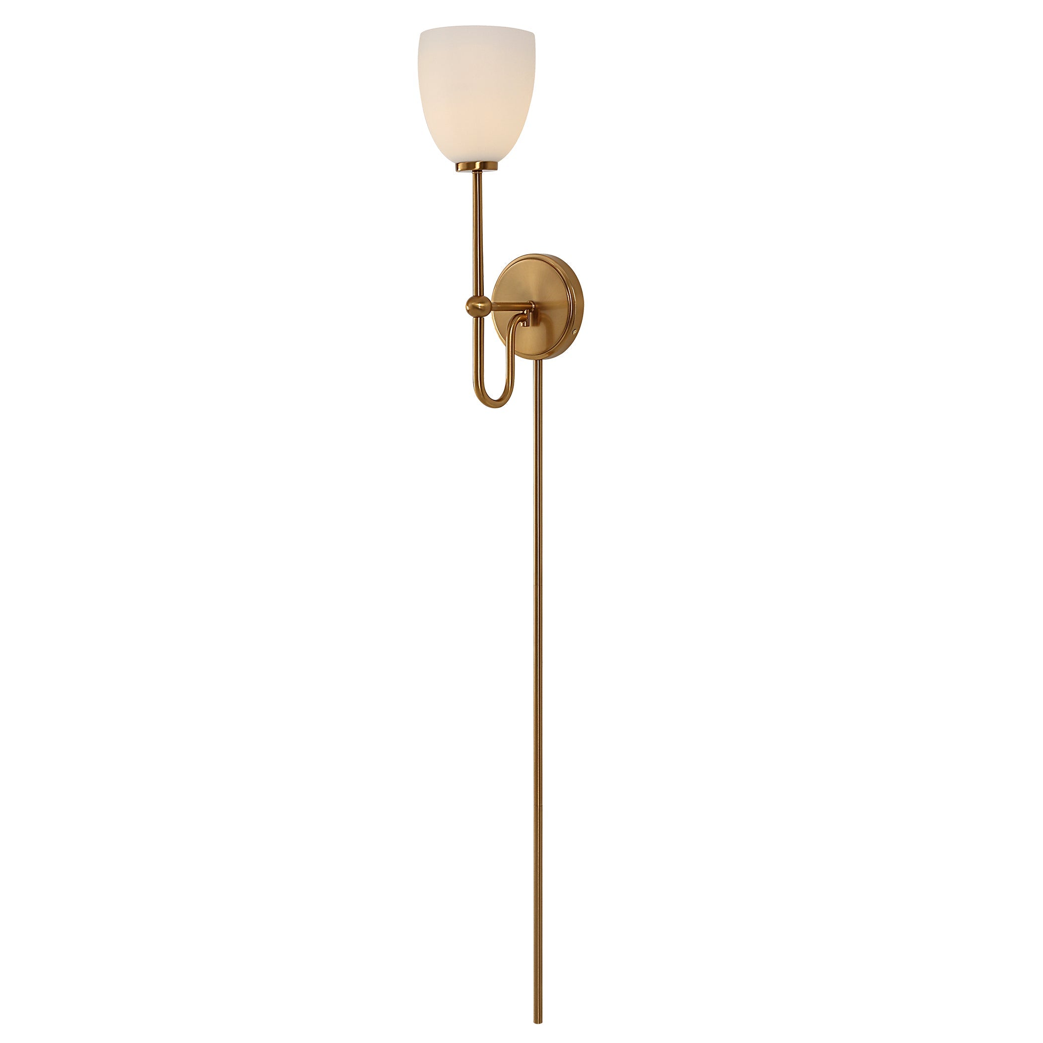 Uttermost Lighting Uttermost Trophy 1 Light Brass Sconce