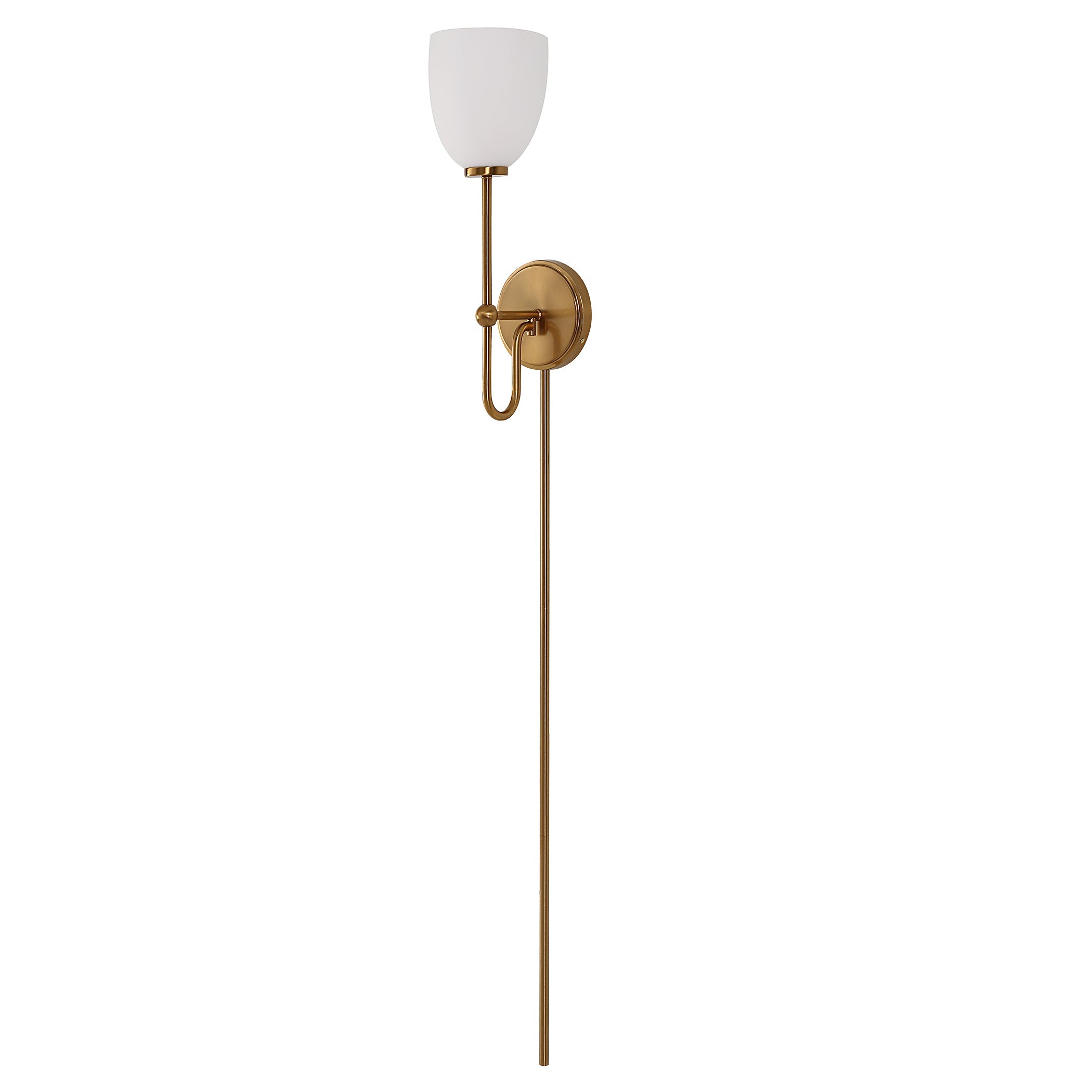 Uttermost Lighting Uttermost Trophy 1 Light Brass Sconce
