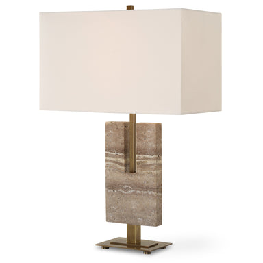 Uttermost Lighting Uttermost Turning Point Travertine Table Lamp