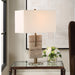 Uttermost Lighting Uttermost Turning Point Travertine Table Lamp