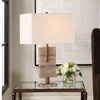 Uttermost Lighting Uttermost Turning Point Travertine Table Lamp