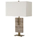 Uttermost Lighting Uttermost Turning Point Travertine Table Lamp