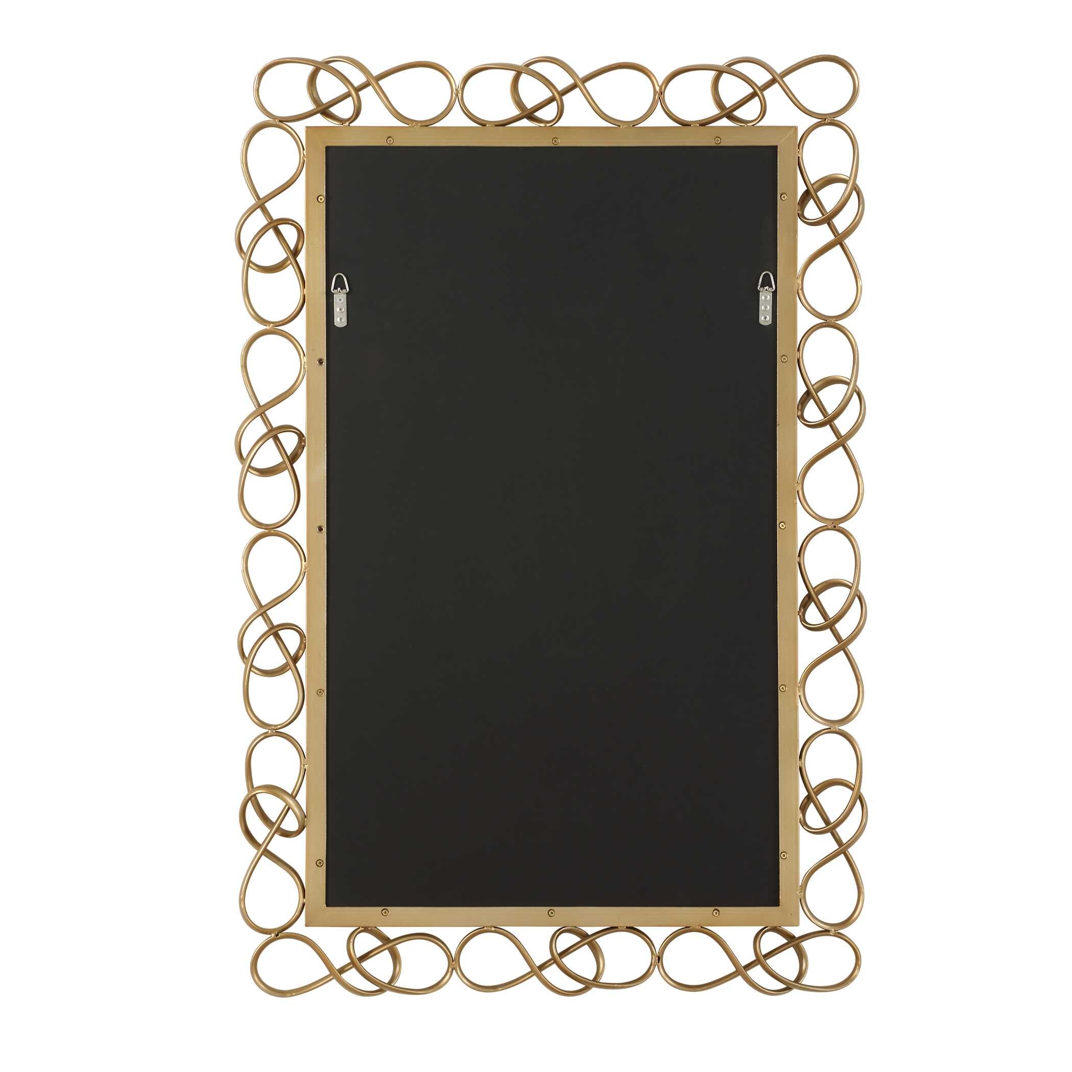 Uttermost Home Decor Uttermost Twist It Antique Brass Mirror