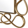 Uttermost Home Decor Uttermost Twist It Antique Brass Mirror
