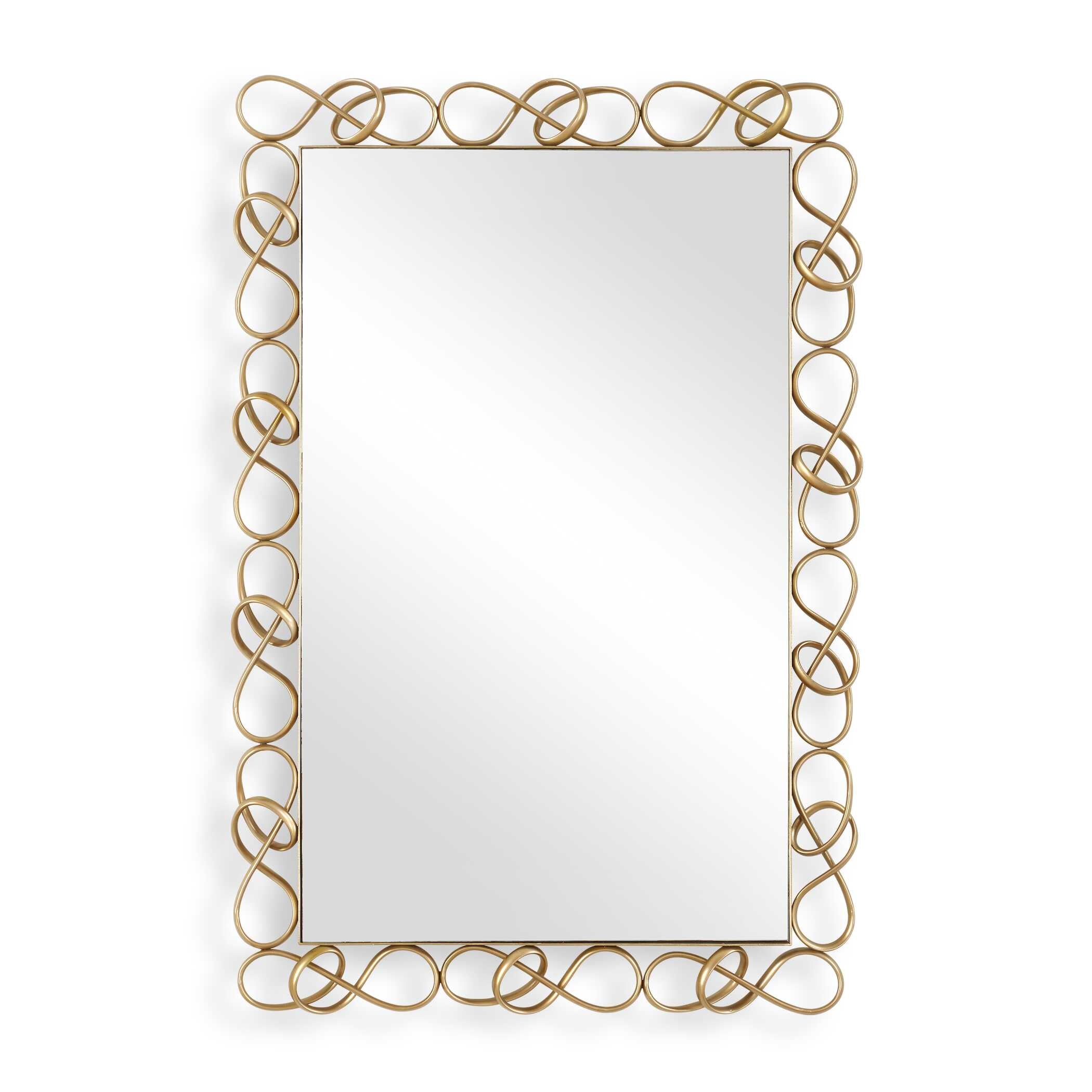 Uttermost Home Decor Uttermost Twist It Antique Brass Mirror