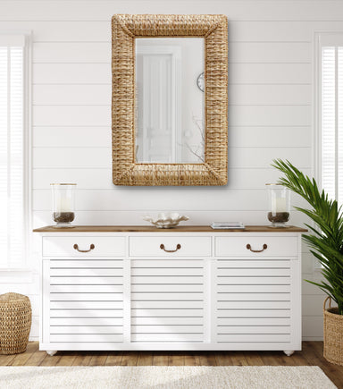 Uttermost Home Decor Uttermost Twisted Seagrass Rectangle Mirror