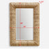 Uttermost Home Decor Uttermost Twisted Seagrass Rectangle Mirror